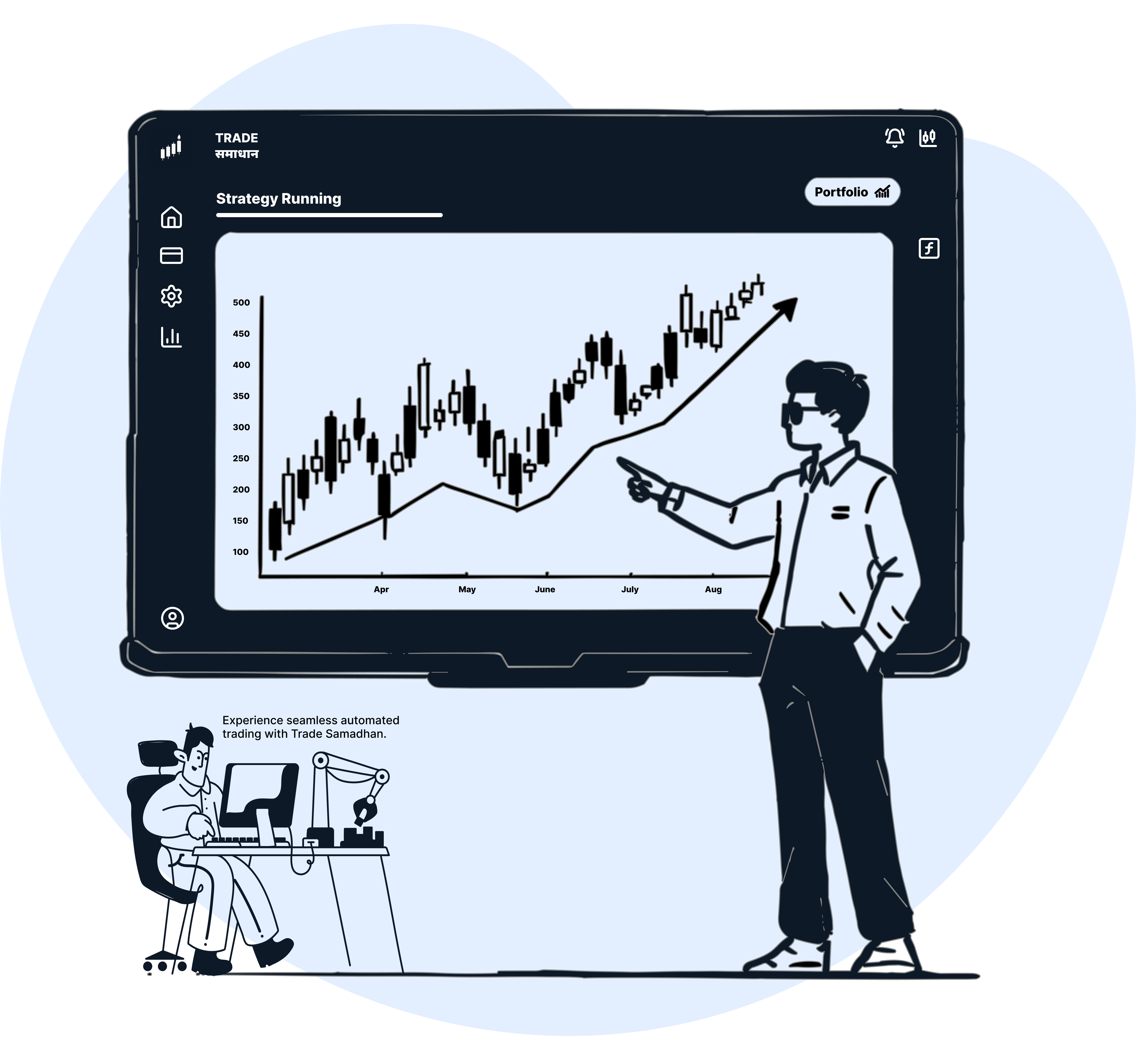 Trading Platform Illustration